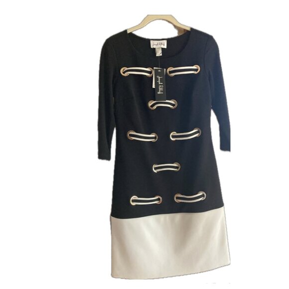 Joseph Ribkoff 3/4 Sleeve Short Dresss Size 2 - Picture 3 of 6